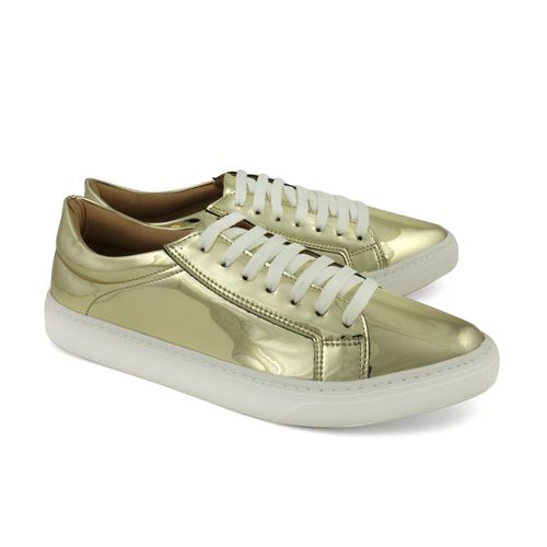 Tênis Feminino Milano Paris Dourado 8869