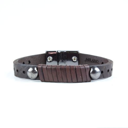 Pulseira Masculina Milano Café 8277