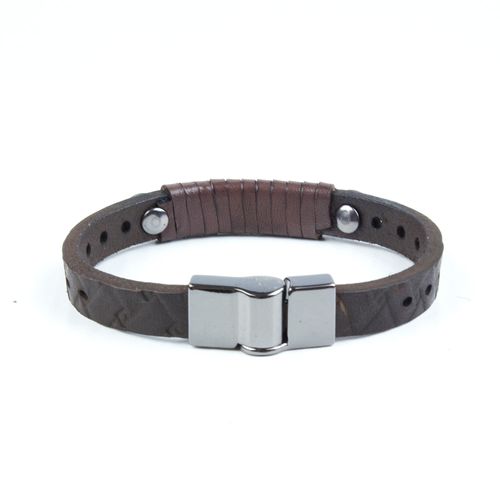 Pulseira Masculina Milano Café 8277