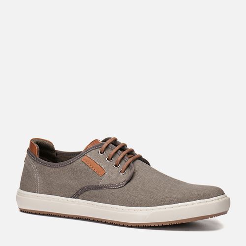 Sapatenis Masculino Milano Cinza/caramelo 11020