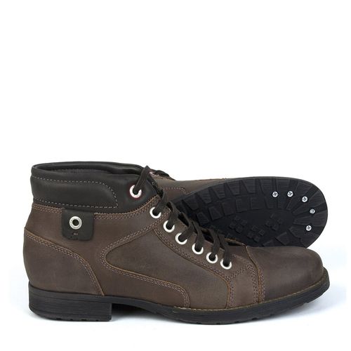 Coturno Elevel Masculino Milano Canela/Nutela 6316