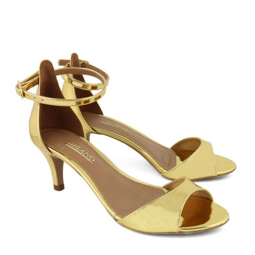 Sandália Feminina Milano Splash Ouro 8430