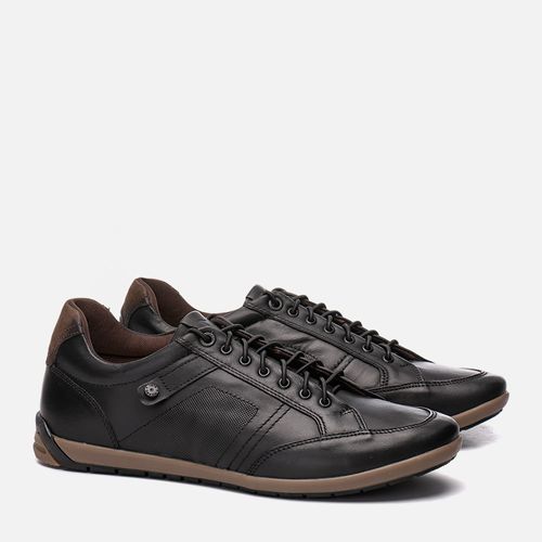 Fique Mais Alto Elevel Masculino Milano Preto/Cafe 11628