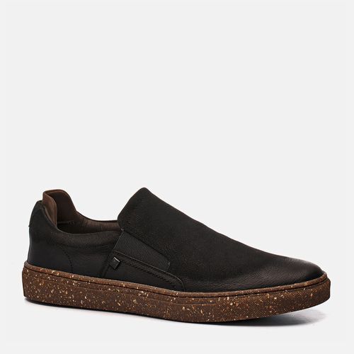 Slip On E Alpargatas Masculino Milano Preto/cafe 11786