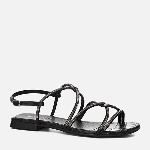 Rasteiras-Flats Feminina Milano Preto