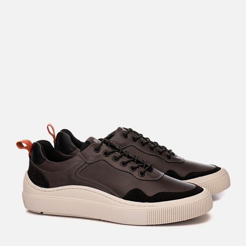 Tênis Casual London Masculino Milano Chumbo/Preto 12261