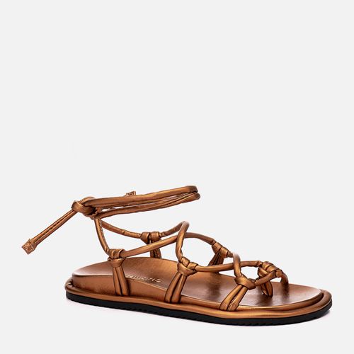 Papete Feminina Milano Bronze 12376