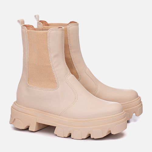 Bota Feminina Milano Manteiga 12398
