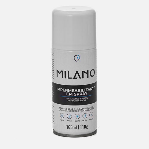 Impermeabilizante Spray Temporário Protege Artigos de Couro e Tecidos de Liquidos e Sujeiras Sem Alterar Características Milano Incolor 10310