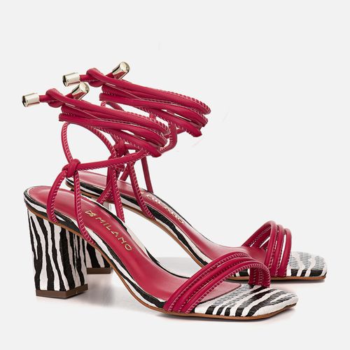 Sandália Feminino Milano Cereja 12317