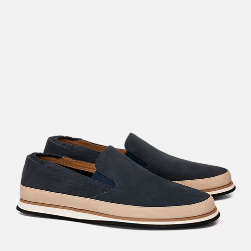 Mocassim Casual Masculino Milano Azul Jeans 12563