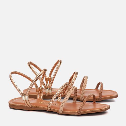Rasteiras-Flats Feminino Milano Multicolor 12616
