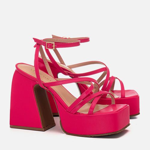 Plataforma Feminino Milano Pink 12822