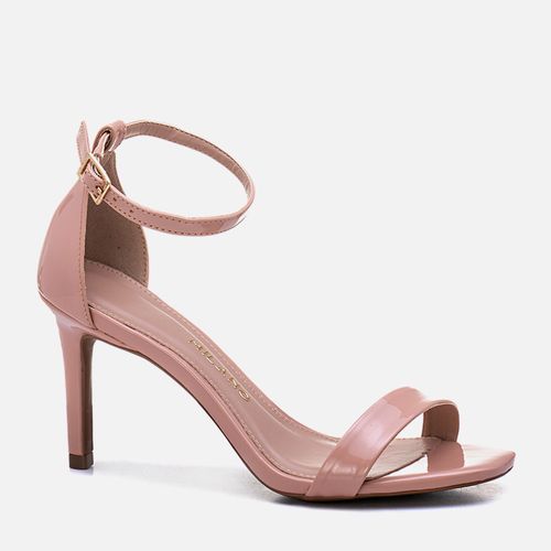 Sandália 2 Tiras Verniz Molhado Feminino Milano Antique 12958