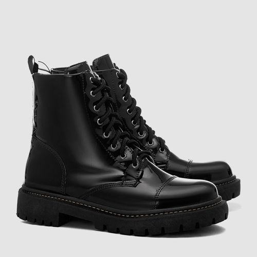Bota Coturno Feminino Milano Black 12931