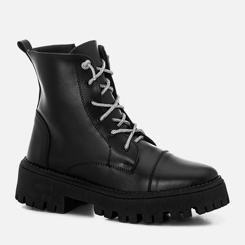 Bota Coturno Feminino Milano Black 12864