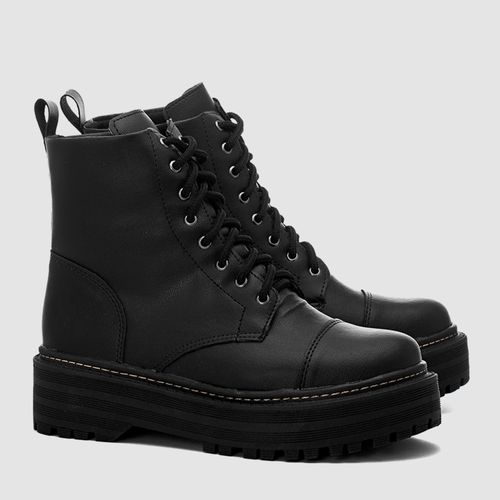 Bota Coturno Feminino Milano Preto 12932
