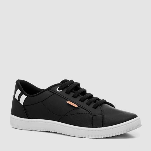 Tênis Feminino Milano Preto/Branco 12938