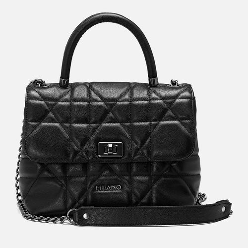 Bolsa Feminina Em Couro Milano Preto 13044