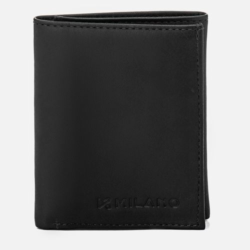 Carteiras Masculinas Milano Preto/azul 13050
