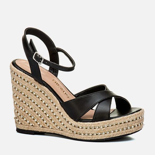 Anabela Feminino Milano Preto 13201