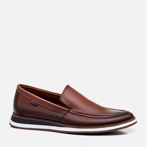 Mocassim Casual Masculino Milano Tan/café 13216