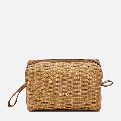 Necessaire Milano Palha Bege/caramelo 13211