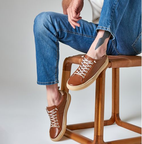 Sapatenis Masculino Milano Whisky 13186