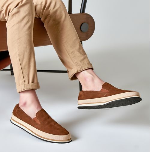 Mocassim Casual Masculino Milano Terracota Rdl 13254
