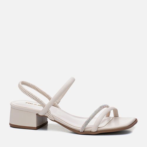 Sandália Feminino Milano Off White 13283