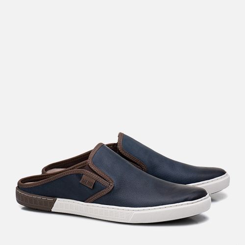 Slip On E Alpargatas Masculino Milano Marinho/café 13354