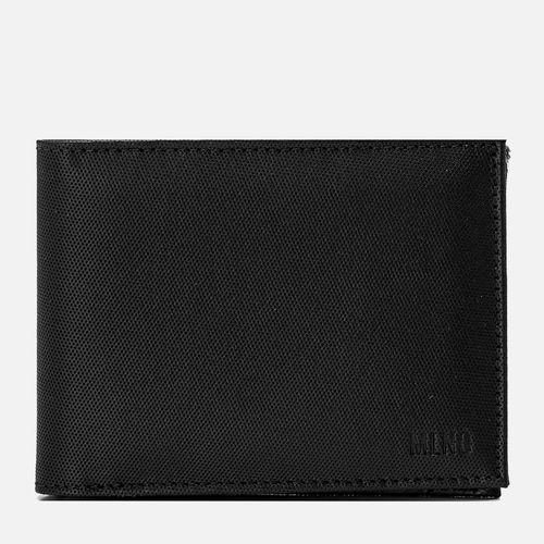 Carteira Feita em Couro Napa Soft 1 Porta Cédula Grande 4 Porta Cartão 1 Bolsa Zíper 1 Bolso Sem Zíper Masculinas Milano Preto 13196