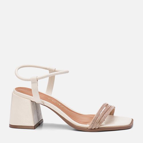 Sandália Feminino Milano Off White 13483
