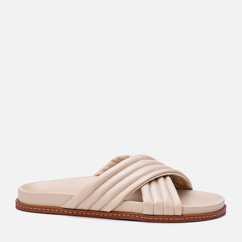 Sandália Papete Feminino Milano Feno 13542
