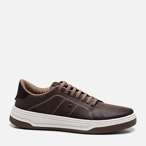 Sapatênis ou Tênis Casual Feito em Lona e Tecido com Sola Alta Bicolor Calce Prático Sem Amarração Elástico Metal M Masculino Milano Rato 13548