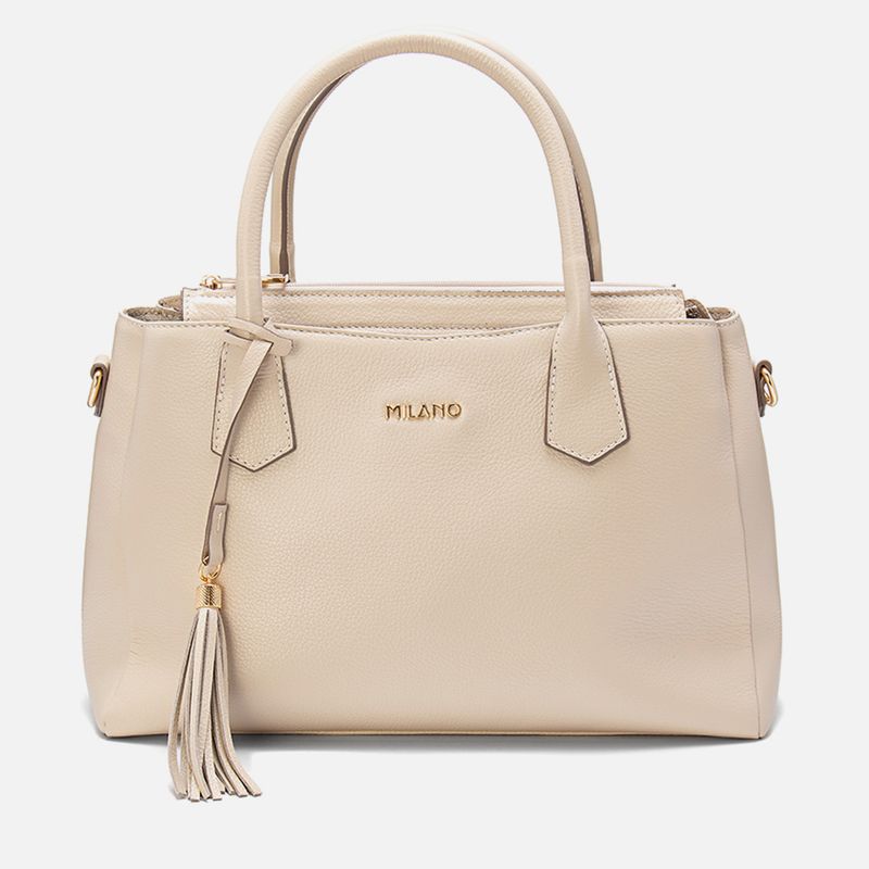 Bolsa-Tote-ou-de-Mao-Feita-em-Couro-Grande-Retangular-com-Alca-Tiracolo-Transversal-Opcional-Vira-Italiana-Feminina-Milano-Off-White-13