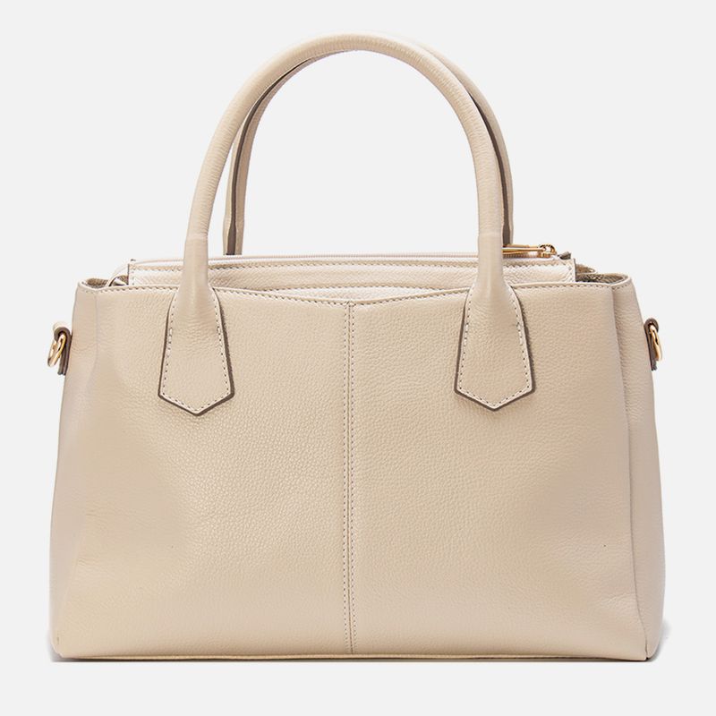 Bolsa-Tote-ou-de-Mao-Feita-em-Couro-Grande-Retangular-com-Alca-Tiracolo-Transversal-Opcional-Vira-Italiana-Feminina-Milano-Off-White-13--4-
