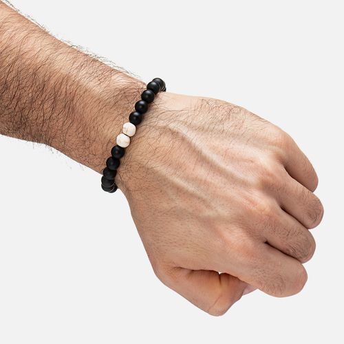 Pulseira Masculina Milano Preto 13649