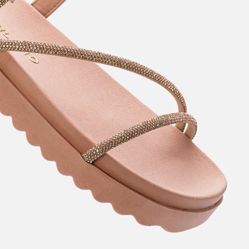 Sandália Papete Feminino Milano Rosado 13664