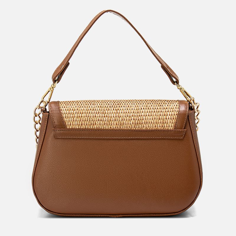 Bolsa-Feita-em-Couro-Tiracolo-Tramado-Natural-Palha-Alca-Opcional-de-Mao-Corrente-Dourada--Femininas-Feminina-Milano-Palha-Crufly-Caramelo-13856--4-