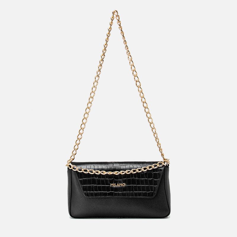 Bolsa-Feita-em-Couro-Tiracolo-Media-2-em1--Retangular-Croco-Alca-Tiracolo-Regulavel-Corrente-Femininas-Feminina-Milano-Pretopreto-13858--3-