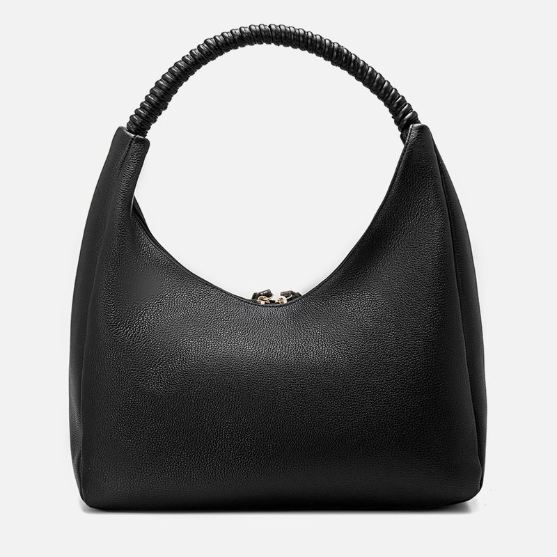 Bolsa-Hobo-ou-Meia-Lua-Feito-em-Couro-Grande-Alca-Estruturada-Tiras-Puxadores-Longos-Feminina-Milano-Preto-13860--3-