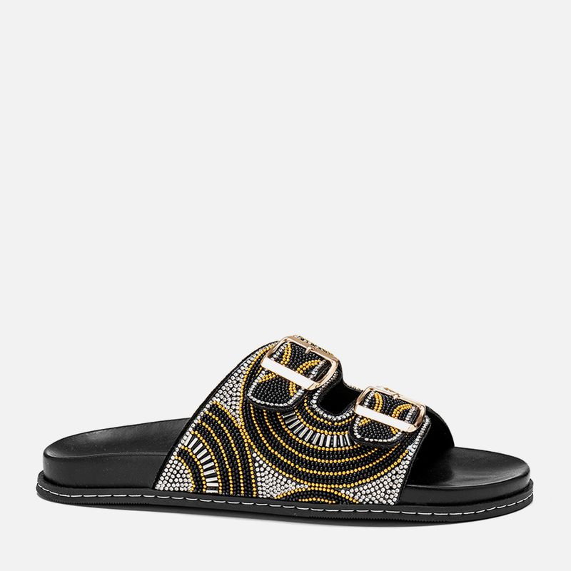 Sandalia-Papete-tipo-Birken-Tira-Cravejada-Mix-de-Strass-e-Pedrarias-Fivela-Feminino-Milano-Preto-13783--1-