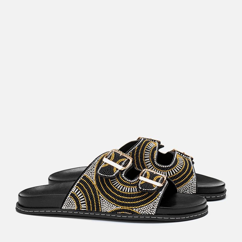Sandalia-Papete-tipo-Birken-Tira-Cravejada-Mix-de-Strass-e-Pedrarias-Fivela-Feminino-Milano-Preto-13783--2-