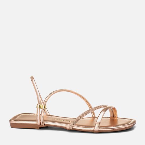 Rasteiras-flats Feminino Milano Cobre 13830