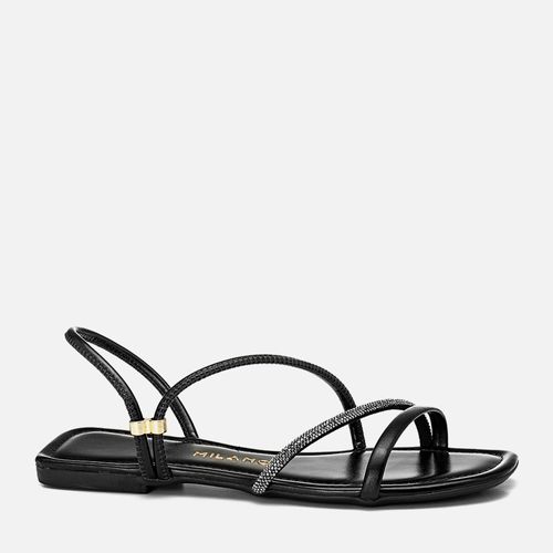 Rasteiras-flats Feminino Milano Preto 13830