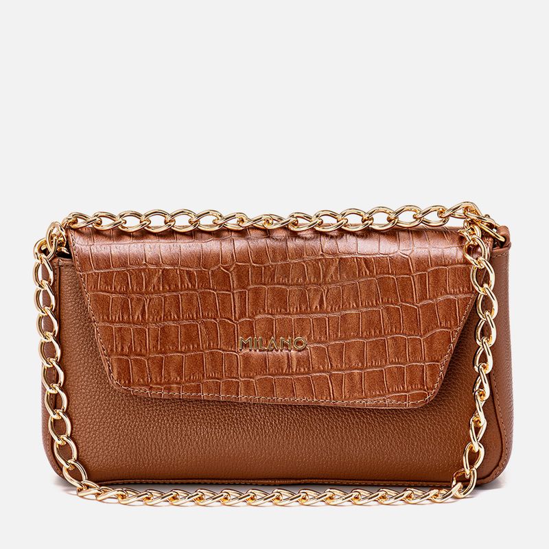 Bolsa-Feita-em-Couro-Tiracolo-Media-2-em1--Retangular-Croco-Alca-Tiracolo-Regulavel-Corrente-Femininas-Feminina-Milano-Caramelocaramel--4-