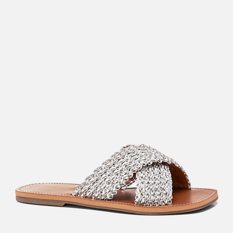 Sandalia-Rasteira-Tiras-Tramadas-Natural-Cruzadas-em-X--Feminino-Milano-Prata-13799--1-