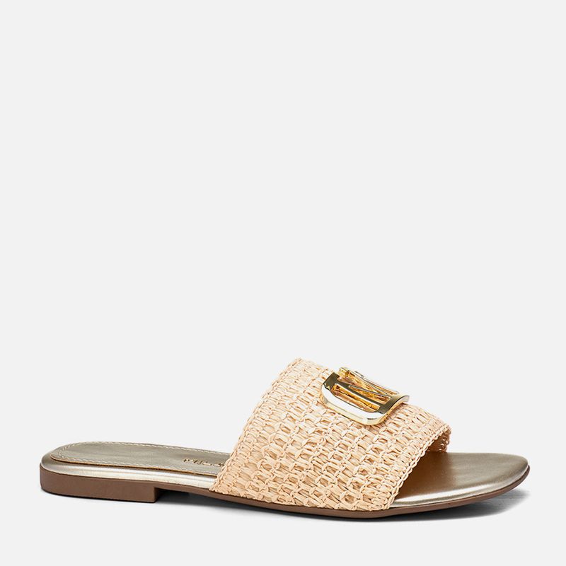 Sandalia-Rasteira-Tira-Slide-Tramado-Natural-Aplique-M-Metalizada-Feminino-Milano-Ouro-Light-13768--1-