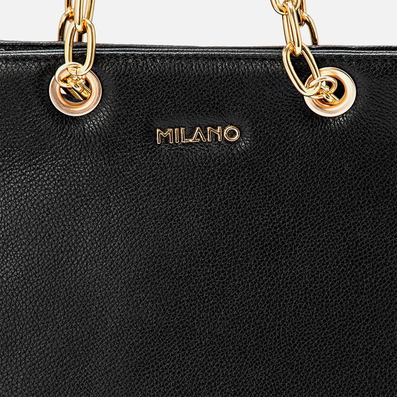 Bolsa-Media-Feita-em-Couro-tipo-Tote-de-Mao-com-Alca-Corrente-Opcional-Tiracolo-ou-Transversal-Feminina-Milano-Preto-13919--2-